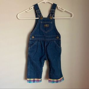 Gingham Oshkosh B’Gosh Overall Vestbak